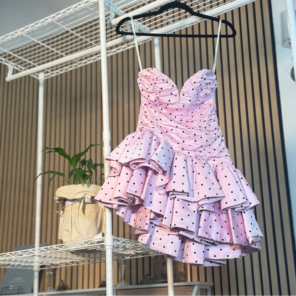 For Love And Lemons Pink Strapless Dress - Picture 7 of 10
